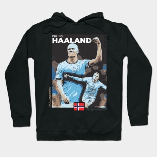 Haaland - Street Art - Soccer Icons Hoodie